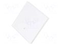 Touch switch; 200÷240VAC; No.of butt: 1; white; tempered glass MOES WRS-EU1-WH-MS