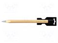 Pointed chisel; 250mm; Plating: varnish RENNSTEIG REN.3612551SB