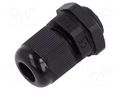 Cable gland; PG9; IP68; polyamide; black PAWBOL PW-D.3071C
