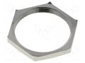 Nut; with earthing; PG29; brass; 41mm; Thread: PG; Plating: nickel LAPP LP-52103260