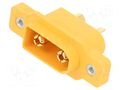Connector: DC supply; socket; male; XT90; 45A; 500V; PIN: 2; straight AMASS XT90NE-M