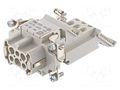 Connector: HDC; contact insert; female; 16A; 500V; Han E® AV; PIN: 6 HARTING 09330064736