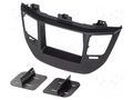 Radio frame; Hyundai; 2 DIN; black ACV RAM-40.884
