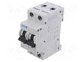 Circuit breaker; 230/400VAC; Inom: 1A; Poles: 2; Charact: C; 15kA EATON ELECTRIC FAZ-C1/2