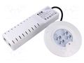 Lamp: LED emergency luminaire; RoundTech; IP44; white; 0.3W; 150lm EATON ELECTRIC RT2RSO150SA1H