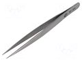 Tweezers; 110mm; for precision works; Blade tip shape: sharp PIERGIACOMI PG-3C-SA