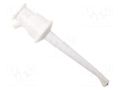 Clip-on probe; hook type; 5A; white; Contacts: beryllium copper MUELLER ELECTRIC BU-P3925-9