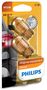 Spuldze 12V 21W W3x16d dzeltena, PHILIPS, 2gab 12071B2 8727900697414