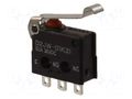 Microswitch SNAP ACTION; with lever; SPDT; ON-(ON); Pos: 2; D2JW OMRON Electronic Components D2JW-01K31