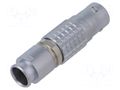 Connector: circular; 3B; plug; male; 12A; IP50; Locking: push-pull LEMO FGG.3B.310.CLAD92Z