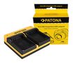 PATONA Dual Ladegerät f. Samsung BP88B MV900 MV900F inkl. Micro-USB Kabel, PATONA 191651 4055655187664