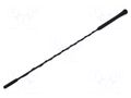 Antenna mast; car top,automotive,external; 410mm; M6; AM,DAB,FM MTA 7551040