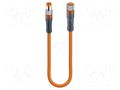 Cable: for sensors/automation; M8; PIN: 4; 5m; plug; 30VDC; 30VAC; 4A LUMBERG AUTOMATION LUMBERG-69653