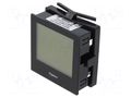 Meter: network parameters; on panel; digital,mounting; LCD TDE INSTRUMENTS DPM72-AV2