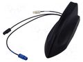 Antenna; automotive,SHARK; AM,DAB,FM,GNSS; Fakra; Len: 210mm MTA 7677510