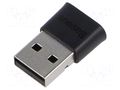 BT adapter; USB A plug; 20m; Support: A2DP,AVRCP,HID,HSP BASEUS BA04