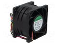 Fan: DC; axial; 12VDC; 60x60x38mm; 102m3/h; 61.2dBA; ball; 13200rpm SUNON PF60381B1-S9H