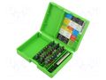 Tools set: screwdriver bits; Phillips,Pozidriv®,Torx®; 1/4" RECA RECA-0702-930-084