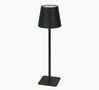 Rechargable table lamp TAZA, 3.5W, 400lm, IP54, CCT, 4000mAh, black 203853 5905378203853
