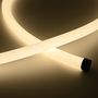 LED lente NEON FLEX 360 24Vdc, 14W/m, 1000lm/m, 3000K, D25 mm, 3m ritė, IP67 NF-D25-24V-WW