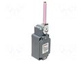 Limit switch; porcelain roller Ø9x57mm R 80mm; NO + NC; 10A PIZZATO ELETTRICA FD553-E11V9