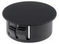 Stopper; H: 11mm; Flange dia: 25.4mm; Wall thick: 3.3mm; black FIX&FASTEN FIX-M22