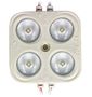 LED modulis 12V 3W 285lm 170° 6500K IP65, 4x SMD2835 OSRAM LED, 7gadu garantija, LED line 243431 5901583243431