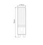 LED spuldze G9 230 V 12 W, 1080 lm, neitrāli balta, LED line 248917 5901583248917