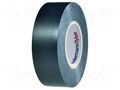 Tape: electrical insulating; W: 19mm; L: 25m; Thk: 0.15mm; black HELLERMANNTYTON HTAPE-FLX-19BK