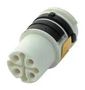 SENSOR CONNECTOR, M16, RCPT, 7+PE 7.003.943.102