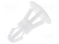 Assembly stud; polyamide; L: 7mm; snap fastener; natural; UL94V-2 FIX&FASTEN FIX-RBS-7