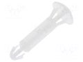 Assembly stud; polyamide; L: 14mm; snap fastener; natural; UL94V-2 FIX&FASTEN FIX-RCA-14
