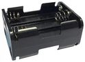 BATTERY HOLDER, AA SIZE, SNAP ON PE000027