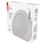 LED surface luminaire RUBIC, round, white, 18W, neutral white, EMOS ZM5442 8592920108468