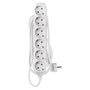 Extension Cord 5 m / 5 sockets / white / PVC / 1.5 mm2, EMOS P0623R 8592920107416
