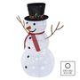 Folding LED snowman, 90 cm, outdoor and indoor, cool white, EMOS DCFC29 8592920111086