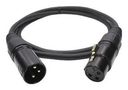 CABLE, 3P, XLR PLUG-XLR SOCKET, 2M FC619102