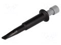 Clip-on probe; hook type; 5A; 70VDC; black; 4mm; 33VAC ELECTRO-PJP PJP404-890-N