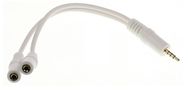Kabelis - dalītājs 3.5mm spraudnis 4 kontaktu - 2x3.5mm ligzdas 4 kontaktu 3.5mm-2x3.5mm/0.2 4037819002624
