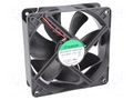 Fan: DC; axial; 48VDC; 120x120x38mm; 234.4m3/h; 48dBA; ball; 24AWG SUNON EEC0384B1-A99