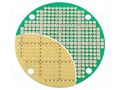 Board: universal; single sided,round,prototyping; 60mm SCI PC-15