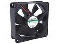 Fan: DC; axial; 12VDC; 120x120x38mm; 158m3/h; 37dBA; Vapo; 24AWG SUNON MEC0381V3-A99