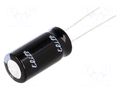 Capacitor: electrolytic; THT; 100uF; 450VDC; Ø18x40mm; Pitch: 7.5mm Elite PJ2W101MNN1840