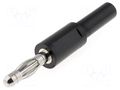 Connector: 4mm banana; plug; banana 4mm socket,banana 4mm plug ELECTRO-PJP PJPADA1057-N