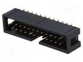 Connector: IDC; socket; male; PIN: 24; vertical; SMT; 2.54mm; 2x12 AMPHENOL COMMUNICATIONS SOLUTIONS T821M124A1S100CEU-