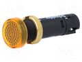 Indicator: LED; flat; yellow; 24VDC; Ø12mm; IP40; screw terminals SCHNEIDER ELECTRIC XVLA335
