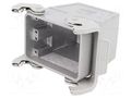 Enclosure for connectors: HDC; size 32A (2 x 16A); for cable HARTING 19200320437