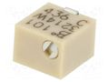 Potentiometer: mounting; vertical,multiturn; 100Ω; 250mW; SMD BOURNS 3214W-1-101E