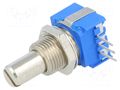 Potentiometer: shaft; THT; 1W; 5kΩ; ±10%; 290°; for PCB; linear; IP64 BOURNS 51AAA-B24-A13L
