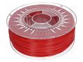Filament: ABS+; Ø: 1.75mm; red; 230÷240°C; 1kg; Table temp: 90÷100°C DEVIL DESIGN DEV-ABS+1.75-RD